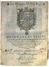 LAW  CASTILE.  DÍAZ DE MONTALVO. Ordenanças Reales de Castilla. 1560 + PÉREZ DE SALAMANCA. Commentaria. Vols. 2-3 (of 3) in one.  1574